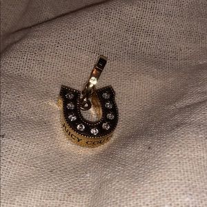 Juicy Couture horseshoe gold charm
